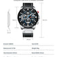 CURREN Watch Chronograph Sport Mens Watches Quartz Clock Leather Male Wristwatch Relogio Masculino Fashion Gift for Men
