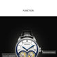 MERKUR genuine Double Tourbillon Manual Mechanical Watch Men's Luxury Formal Business Men's A Certified Millionaire Watch