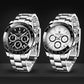 PAGANI DESIGN 2025 New PD-1644 Meteorite Dial Fashion Men Quartz Wristwatches 100M Sapphire Glass Chronograph relogio masculino