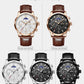 LIGE New Men Watch Top Brand Luxury Waterproof Luminous Sport Wristwatch Quartz Military Leather Watch For Men Relogio Masculino
