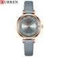 CURREN Luxury Brand New Watches for Women Simple Quartz Leather Clock Female Elegant Wristwatches