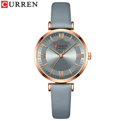 NEW CURREN Watches Women's Quartz Leather Wrsitwatches Fashionable Classic Clock Montre femme