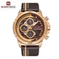 NAVIFORCE Mens Watches Top Brand Luxury Waterproof 24 Hour Date Quartz Watch Man Leather Sport Wrist Watch Men Waterproof Clock