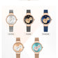 NAVIFORCE Luxury Women's Watch Set with Steel Mesh Band Creative Design Female Clock Relogio Feminino Includes Watch Box for Sal