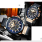 CURREN Watches Mens Branded Luxury Casual Leather Strap Sport Quartz Wristwatch Chronograph Clock Male Creative Design Dial