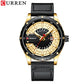 CURREN Watches Top Brand Fashion Leather Wristwatch Casual Quartz Men's Watch New Chic Luminous hands Clock
