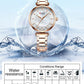 Watches Women CURREN Top Brand Fashion Thin Quartz Wristwatch with Charming Stainless Steel Bracelet