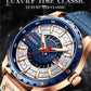CURREN Watches Top Brand Fashion Leather Wristwatch Casual Quartz Men's Watch New Chic Luminous hands Clock