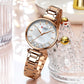 Watches Women CURREN Top Brand Fashion Thin Quartz Wristwatch with Charming Stainless Steel Bracelet