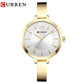 CURREN Fashion Gold Women Watches Stainless Steel Ultra thin Quartz Watch Woman Romantic Clock Women's Watches Montre Femme