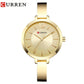 CURREN Fashion Gold Women Watches Stainless Steel Ultra thin Quartz Watch Woman Romantic Clock Women's Watches Montre Femme