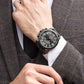 Fashion Classic Black White Chronograph Watch Men CURREN Men's Watches Casual Quartz Wristwatch Male Clock Reloj Hombre