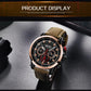 MEGIR Men Sports Watch Chronograph Luxury Quartz Military Wristwatches Waterproof Luminous Date Clock Relogio Masculino 2085