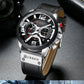 CURREN Casual Sport Watches for Men Top Brand Luxury Military Leather Wrist Watch Man Clock Fashion Chronograph Wristwatch
