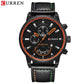 CURREN Men's Casual Sport Quartz Watch Mens Watches Top Brand Luxury Quartz-Watch Leather Military Watch Wrist Male Clock Drop