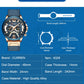 CURREN Casual Sport Watches for Men Top Brand Luxury Military Leather Wrist Watch Man Clock Fashion Chronograph Wristwatch