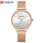 CURREN Simple Watches Hot Sale Wristwatches Women brand Fashion Dress Ladies Bracelet Watch Rose Gold Clock Gifts