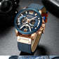 CURREN Mens Watches Top Brand Luxury Leather Sports Watch Men Fashion Chronograph Quartz Man Clock Waterproof Relogio Masculino