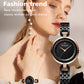 CURREN Quartz Women Luxury Rhinestone Clock Woman Gift Charming Ladies Stainless Steel Bracelet Women Wristwatch Montre femme