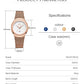 NAVIFORCE Watch Women Fashion Dress Quartz Watches Lady Stainless Steel Waterproof Wristwatch Simple Girl Clock Relogio Feminino