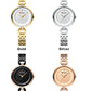 CURREN Quartz Women Luxury Rhinestone Clock Woman Gift Charming Ladies Stainless Steel Bracelet Women Wristwatch Montre femme