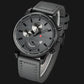 CURREN Men's Casual Sport Quartz Watch Mens Watches Top Brand Luxury Quartz-Watch Leather Military Watch Wrist Male Clock Drop