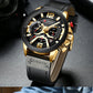 CURREN Mens Watches Top Brand Luxury Leather Sports Watch Men Fashion Chronograph Quartz Man Clock Waterproof Relogio Masculino