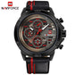 NAVIFORCE Mens Watches Top Brand Luxury Waterproof 24 Hour Date Quartz Watch Man Leather Sport Wrist Watch Men Waterproof Clock