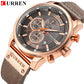 CURREN Fashion Date Quartz Men Watches Top Brand Luxury Male Clock Chronograph Sport Mens Wrist Watch Hodinky Relogio Masculino