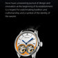 MERKUR genuine Double Tourbillon Manual Mechanical Watch Men's Luxury Formal Business Men's A Certified Millionaire Watch