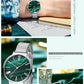 CURREN Fashion Women's Watches Leather Strap Quartz Wristwatch Classic Simple Thin Watch