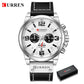 New Men Watch CURREN Top Brand Luxury Mens Quartz Wristwatches Male Leather Military Date Sport Watches Relogio Masculino