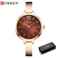 CURREN Fashion Women Dress Wristwatch Ladies Quartz Watch Brand Luxury Women Bracelet Watches Full Steel Female Clock
