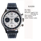 Sugess 1963 Pilot Watch Men Mechanical Chronograph Panda Wristwatch Air Force Sapphire Waterproof for Seagull Movement ST1901 v3