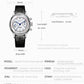 PIERRE PAULIN Enamel Dial Heat Blue Hands Doctor Pulsation Mechanical Chronograph Complicated Men's Luxury Dress Handwind Watch