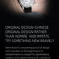 PIERRE PAULIN Enamel Dial Heat Blue Hands Doctor Pulsation Mechanical Chronograph Complicated Men's Luxury Dress Handwind Watch