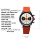 Sugess Pilot Watch with Seagull Movement Swanneck Wristwatch Mechanical Chronograph Sappire Crystal Military Limited Racing 1963