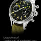 Merkur Retro 70 Vintage  Chronograph Mechanical Men's Complicated Sapphire 38MM Small Luxury Classic Wrist Watch