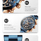 CURREN New Fashion Watches with Stainless Steel Top Brand Luxury Sports Chronograph Quartz Watch Men Relogio Masculino