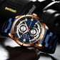 CURREN Watch Quartz Male watches Fashion Chronograph Clock Mens Gift Casual Stainless Steel Wristwatch