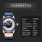 CURREN Watches Top Brand Fashion Leather Wristwatch Casual Quartz Men's Watch New Chic Luminous hands Clock