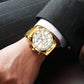 CURREN Watch Quartz Male watches Fashion Chronograph Clock Mens Gift Casual Stainless Steel Wristwatch