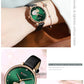 CURREN Watches Women Fashion Leather Quartz Wristwatch Charming Rhinestone Female Clock Zegarki Damskie