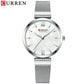 Golden Wristwatch Mesh Ladies Watches Luxury Brand CURREN Elegant Simple Quartz Watch Women's Bracelet Clock Female Reloj mujer