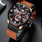 CURREN Watch Chronograph Sport Mens Watches Quartz Clock Leather Male Wristwatch Relogio Masculino Fashion Gift for Men