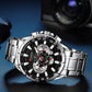 CURREN Luxury Casual Mens Watches Quartz Sports Chronograph Wristwatch Male Stainless Steel Luminous hands Clock