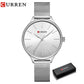 CURREN Simple Watches Hot Sale Wristwatches Women brand Fashion Dress Ladies Bracelet Watch Rose Gold Clock Gifts
