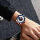 CURREN Watches Top Brand Fashion Leather Wristwatch Casual Quartz Men's Watch New Chic Luminous hands Clock