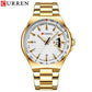 CURREN New Men Business Watch Full Steel Quartz Top Brand Luxury Sports Waterproof Casual Male Wristwatch Relogio Masculino