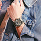 CURREN Watches Mens Branded Luxury Casual Leather Strap Sport Quartz Wristwatch Chronograph Clock Male Creative Design Dial